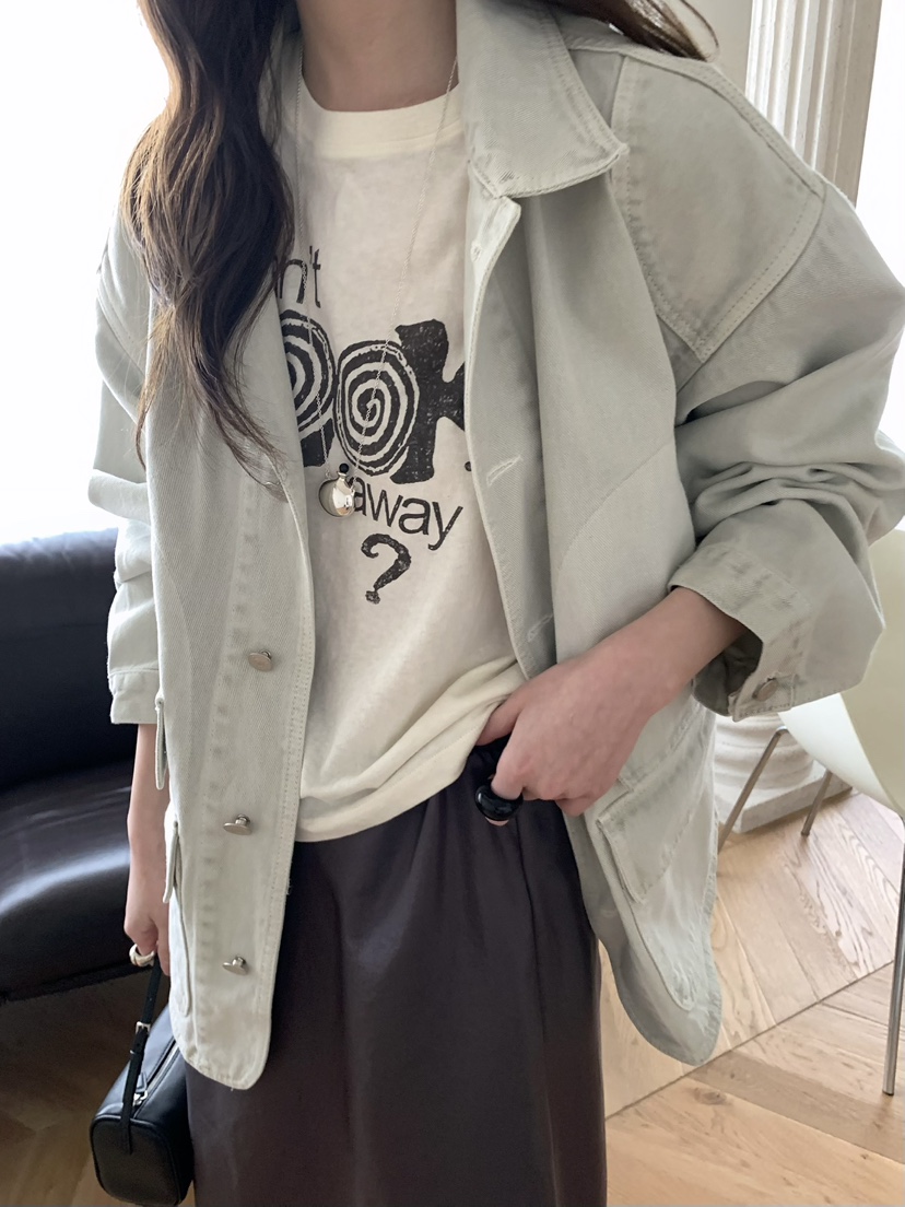 PEBBLE東大門直郵女士新品熱賣時尚職業休閑26春夏真品T恤PEBBLET恤