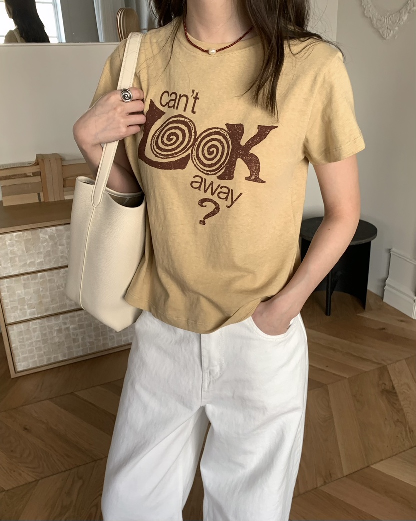 PEBBLE東大門直郵女士新品熱賣時尚職業休閑26春夏真品T恤PEBBLET恤