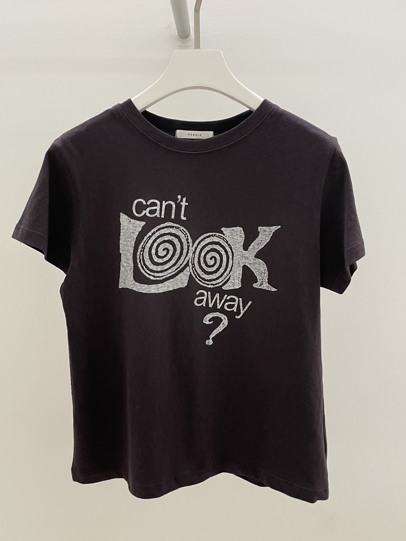 PEBBLE東大門直郵女士新品熱賣時尚職業休閑26春夏真品T恤PEBBLET恤圖色1