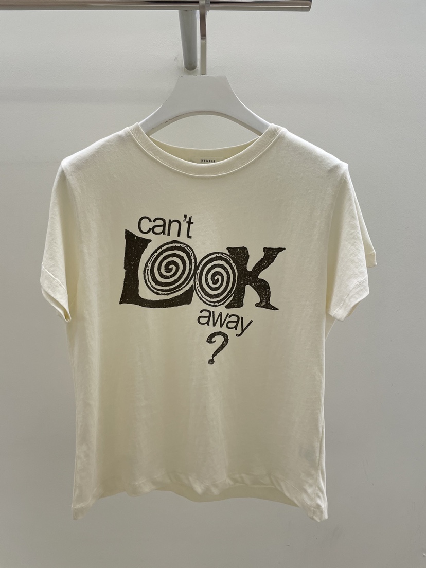 PEBBLE東大門直郵女士新品熱賣時尚職業休閑26春夏真品T恤PEBBLET恤圖色3