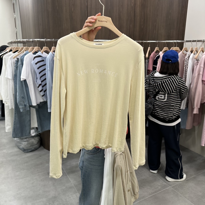 URBANSTORY/REMAKING韓國代購女裝新款時尚職業推薦長袖T恤Remaking/URBANSTORY長袖T恤圖色3
