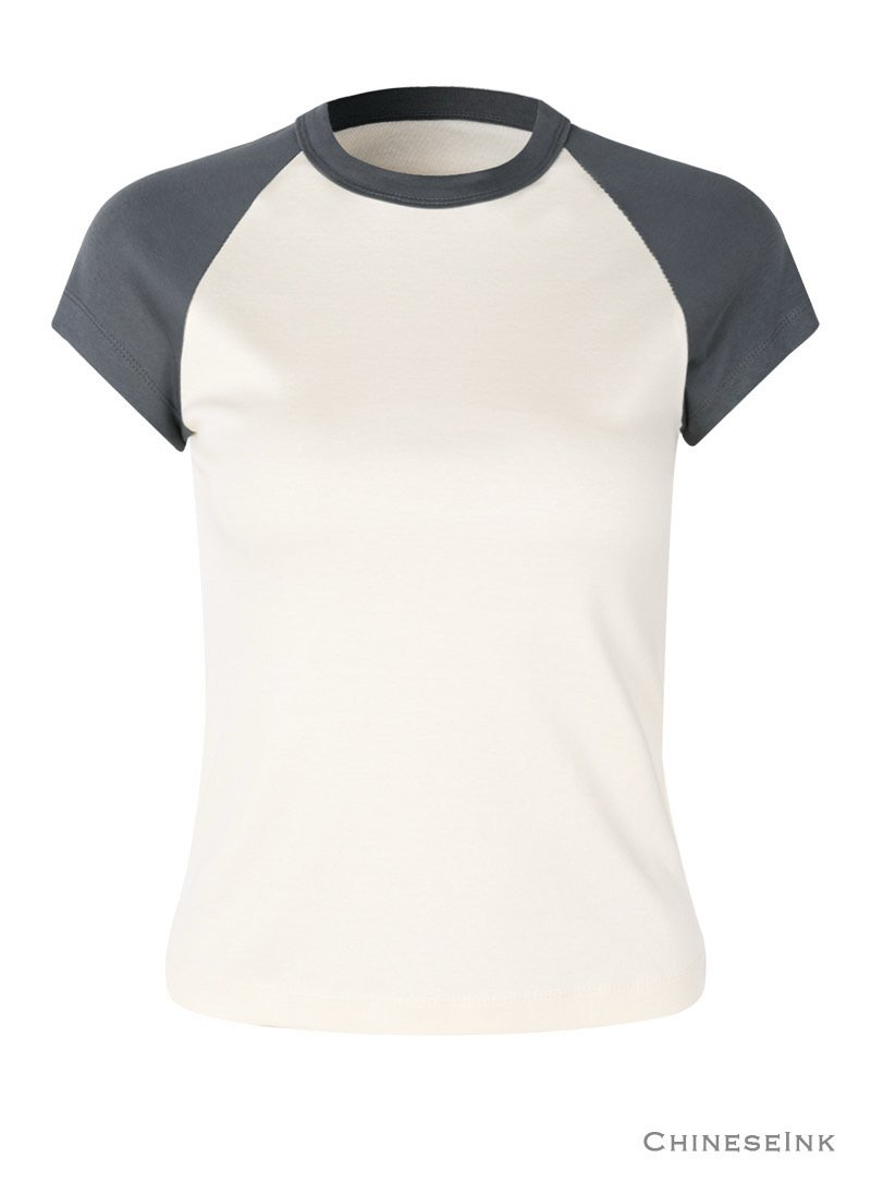 GLOW AND NYMPH韓國直郵女裝新款職業推薦休閑熱賣時尚T恤GLOW AND NYMPHT恤圖色2