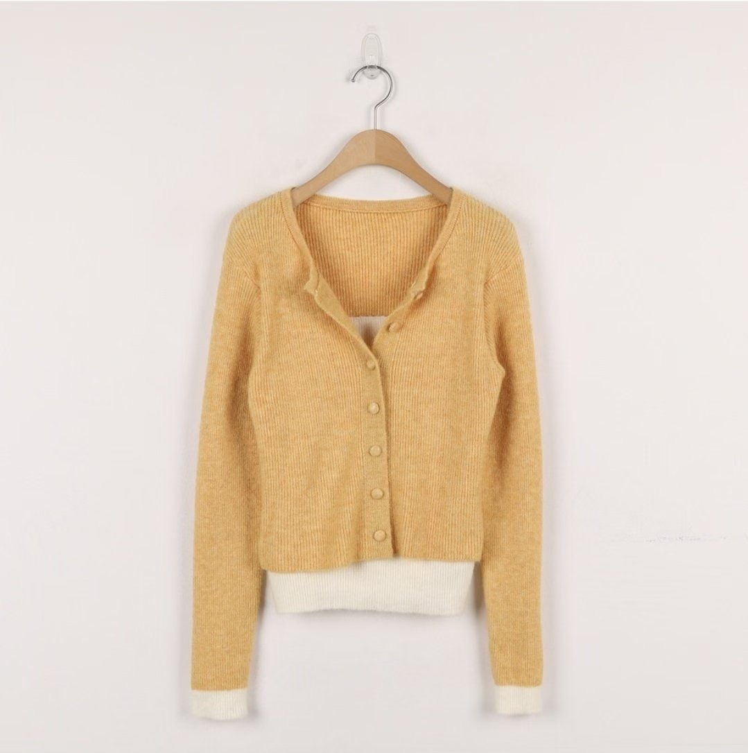 MARCIA-마샤-OT韓國東大門直郵女士新款熱賣針織衫混紡MARCIA針織衫圖色1