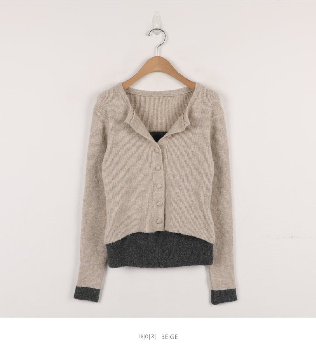 MARCIA-마샤-OT韓國東大門直郵女士新款熱賣針織衫混紡MARCIA針織衫圖色3