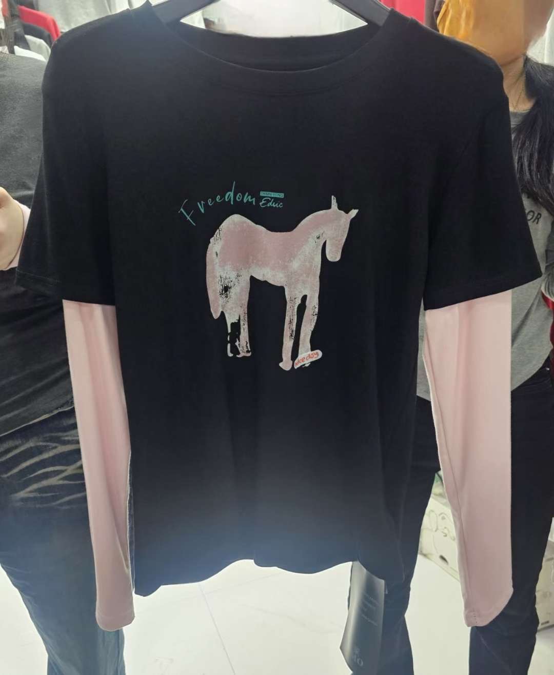 MARCIA-마샤-OT韓國東大門直郵女裝新款休閑推薦長袖T恤MARCIA長袖T恤