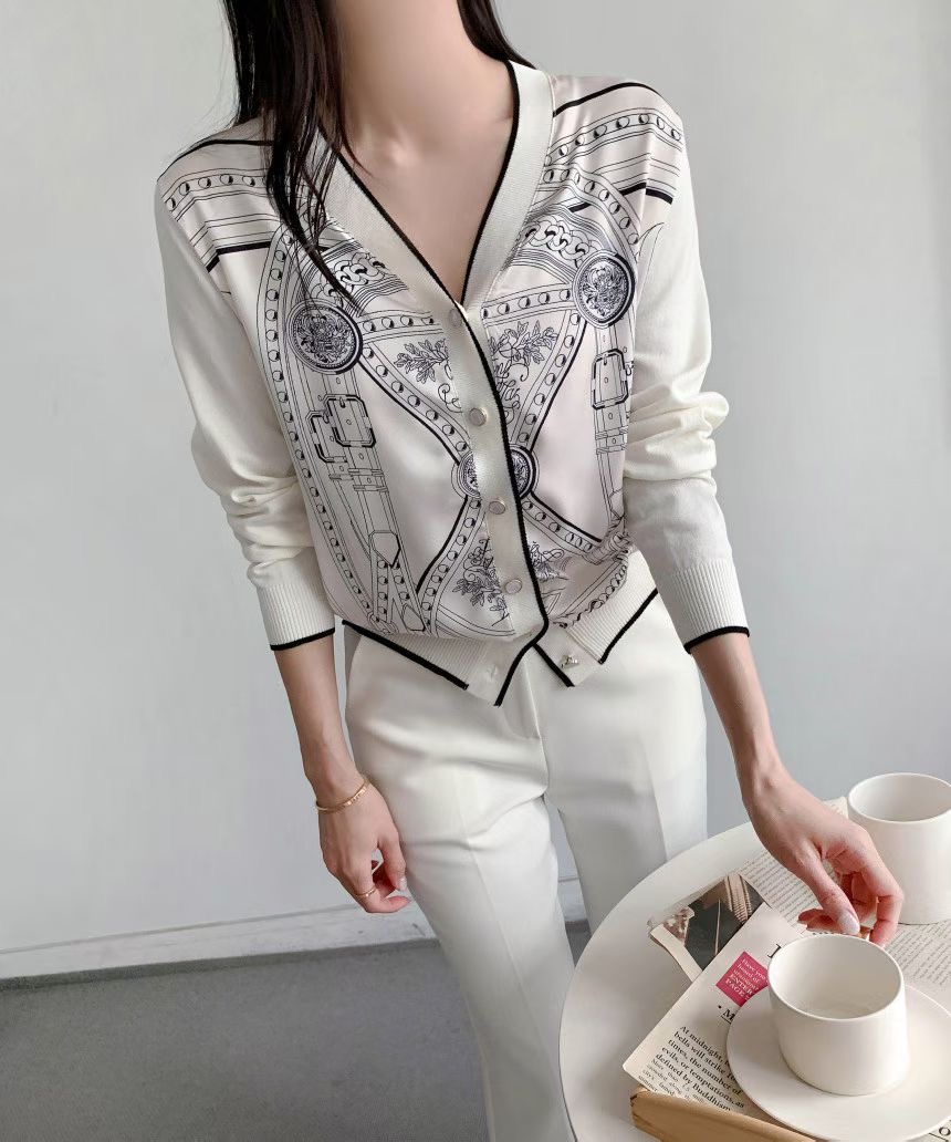 MARCIA-마샤-OT韓國代購女士新品26春夏襯衫蕾絲衫羊毛衫MARCIA襯衫/蕾絲衫圖色2