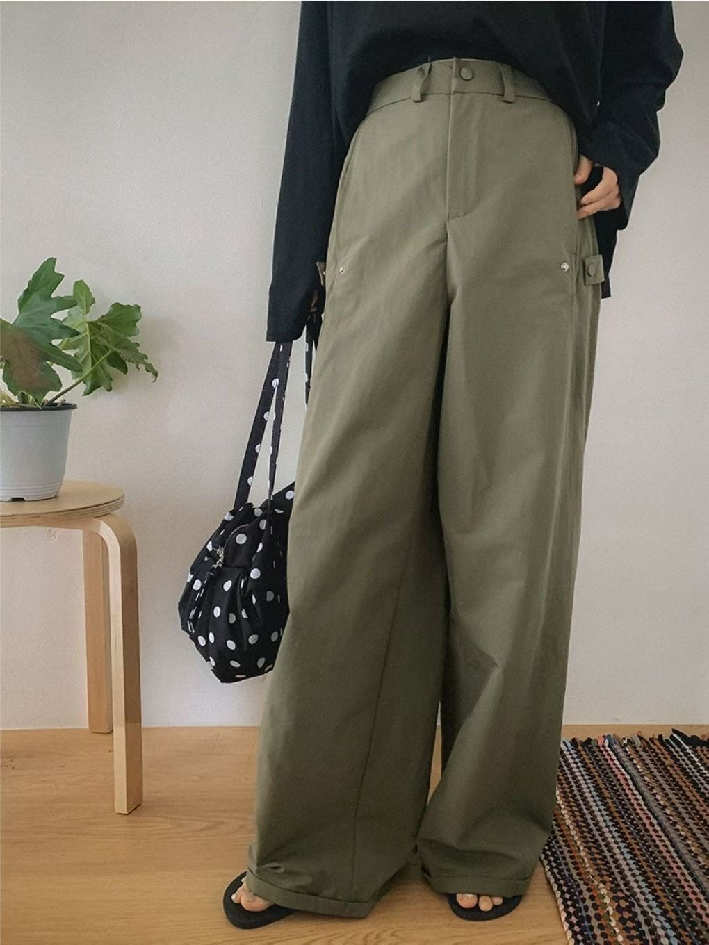 MARCIA-마샤-OT韓國直郵實拍女士新款時尚熱賣26春夏休閑褲MARCIA休閑褲