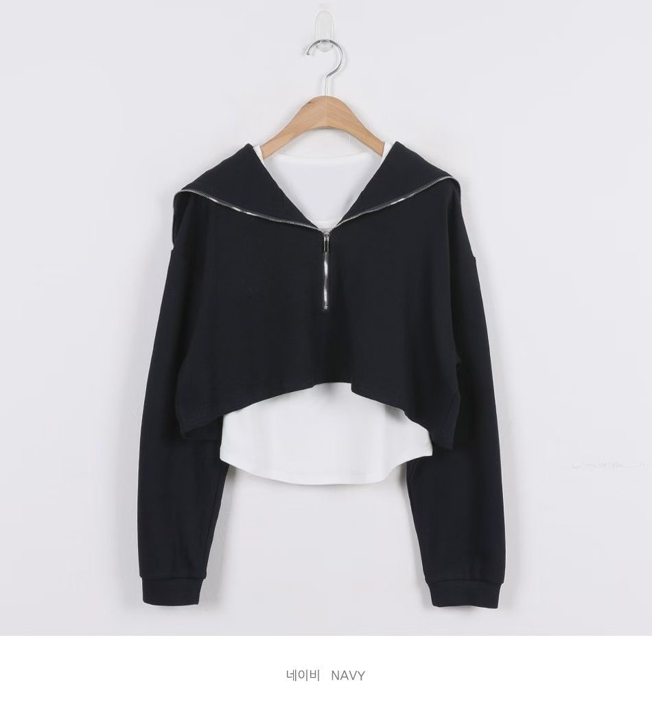 MARCIA-마샤-OT韓國直郵女裝新品職業推薦套裝拉鏈套裝MARCIA套裝圖色2