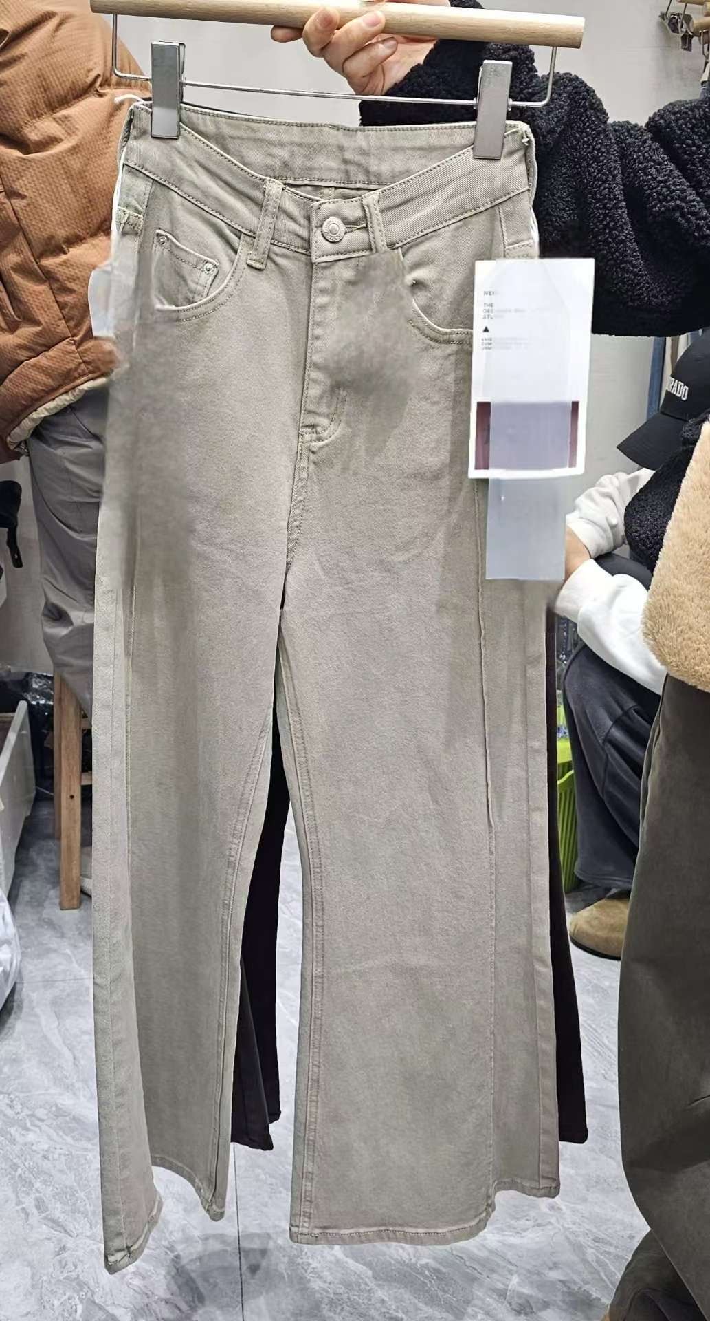 MARCIA-마샤-OT韓國代購女士新款職業26春夏牛仔褲喇叭MARCIA牛仔褲圖色2