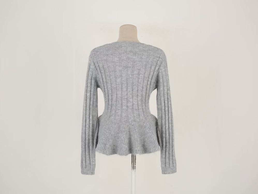 MARCIA-마샤-OT韓國代購女士新品熱賣針織衫喇叭形開衫MARCIA針織衫