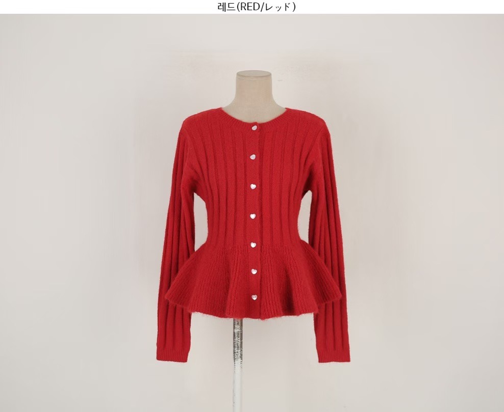 MARCIA-마샤-OT韓國代購女士新品熱賣針織衫喇叭形開衫MARCIA針織衫圖色3