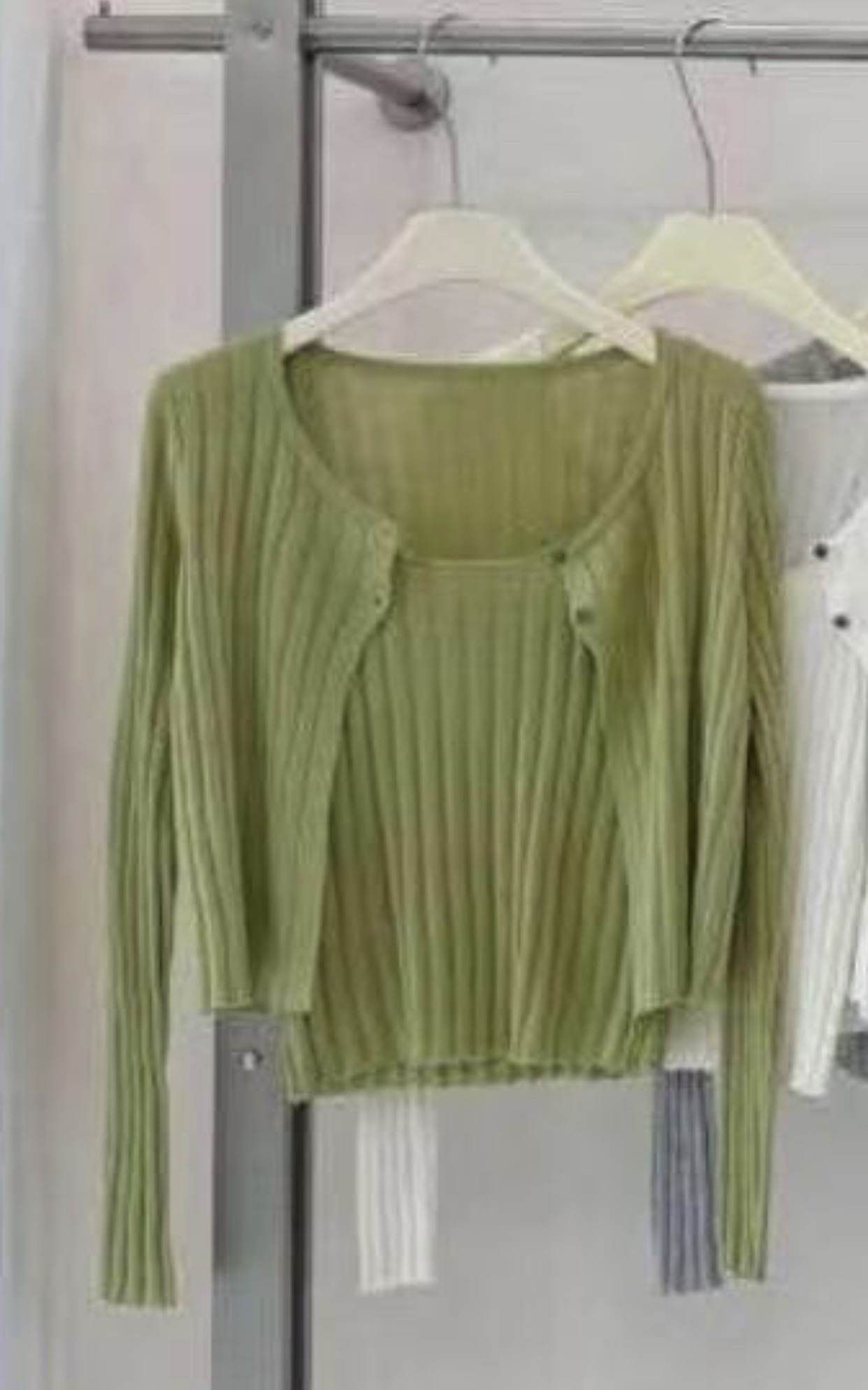 MARCIA-마샤-OT韓國直郵實拍女裝新品推薦套裝套裝開衫MARCIA套裝圖色1