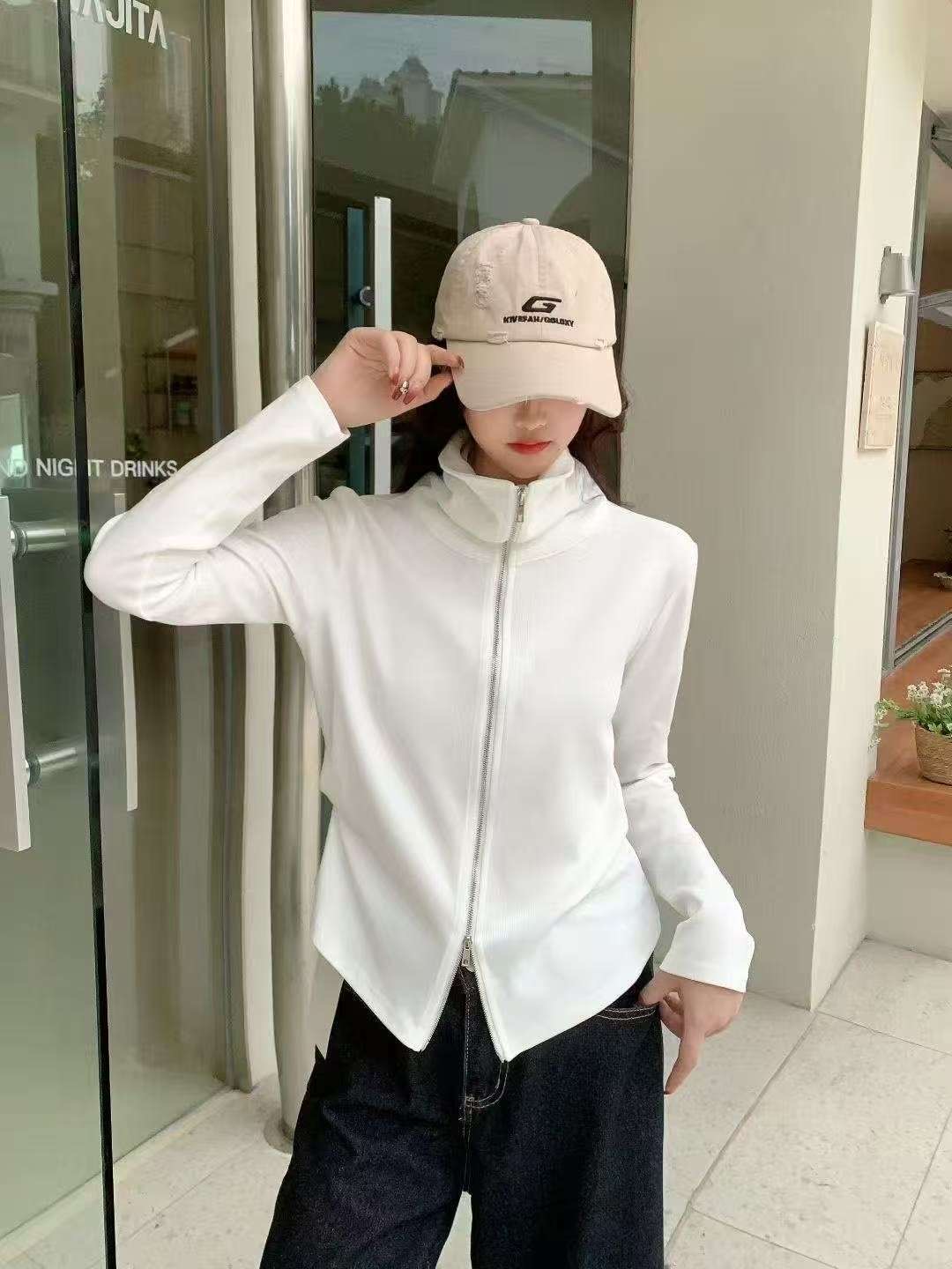 MARCIA-마샤-OT韓國直郵女裝新品推薦職業夾克拉鏈開衫MARCIA夾克