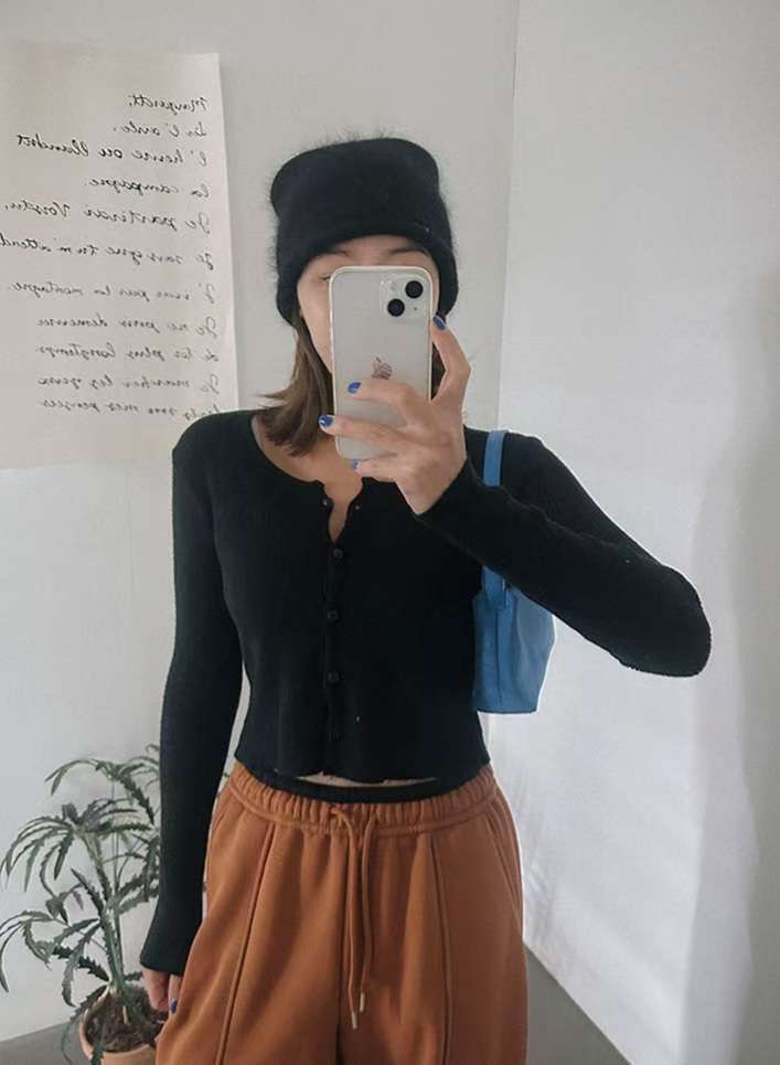 MARCIA-마샤-OT韓國直郵女士新品熱賣時尚人氣針織衫羅紋MARCIA針織衫