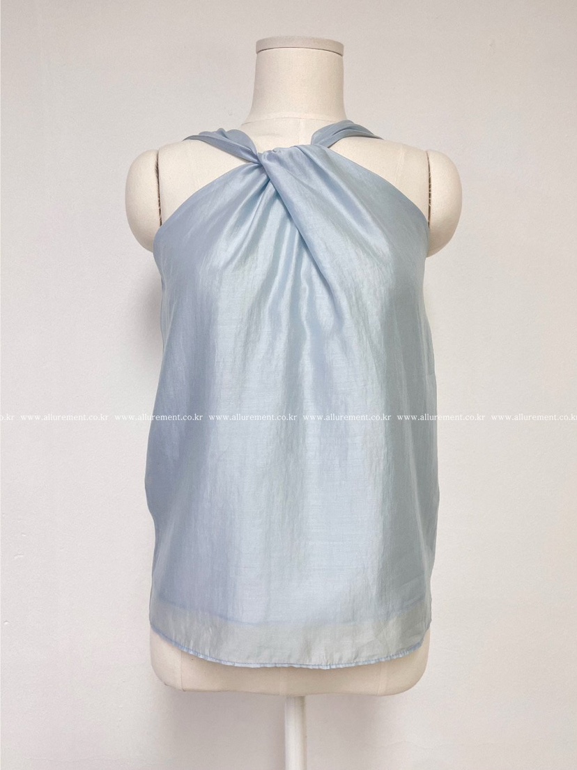 THE LOW韓國代購女裝新款時尚職業熱賣推薦襯衫蕾絲衫系帶THE LOW襯衫/蕾絲衫圖色2