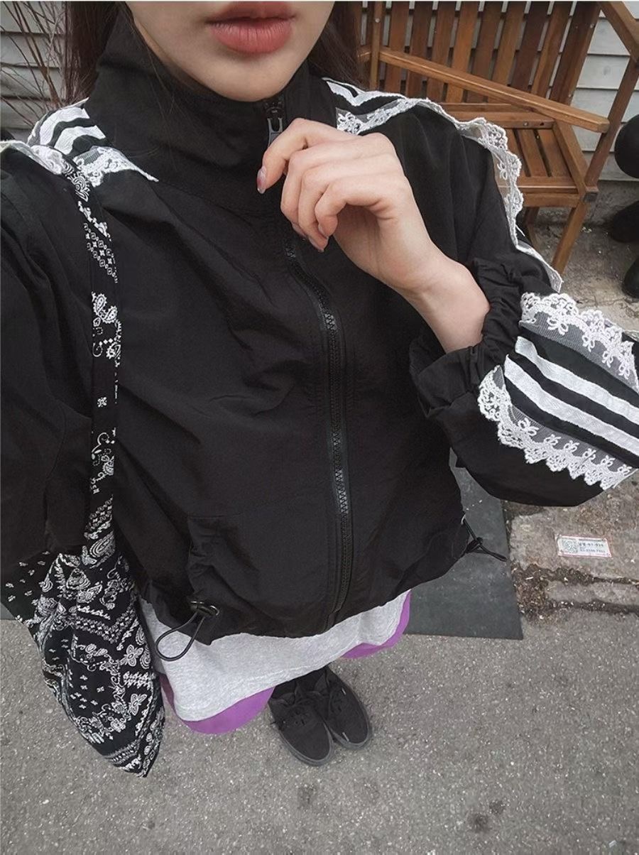 MARCIA-마샤-OT韓國代購女士新款職業休閑熱賣夾克蕾絲MARCIA夾克