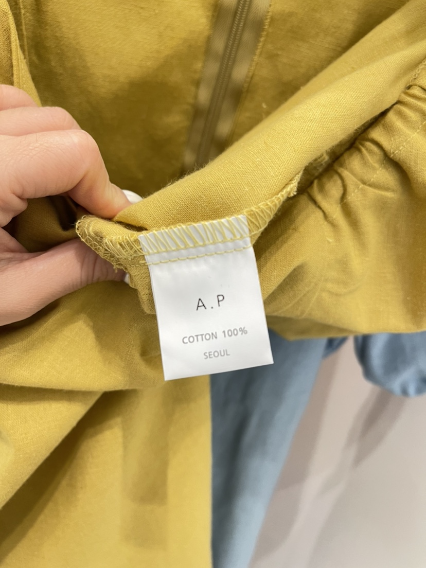 A P-STUDIO韓國東大門代購女裝新品熱賣休閑連衣裙亞麻A P-STUDIO連衣裙