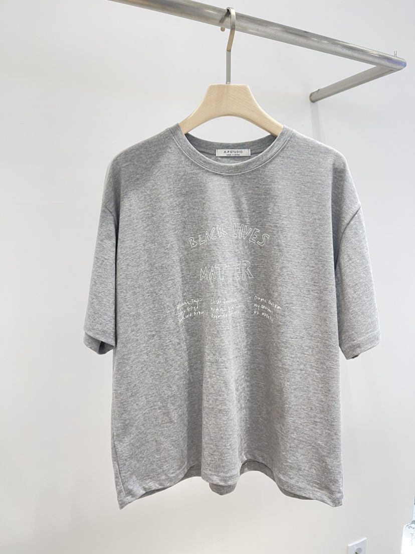 A P-STUDIO韓國東大門代購女士新品推薦職業時尚熱賣T恤A P-STUDIOT恤圖色2