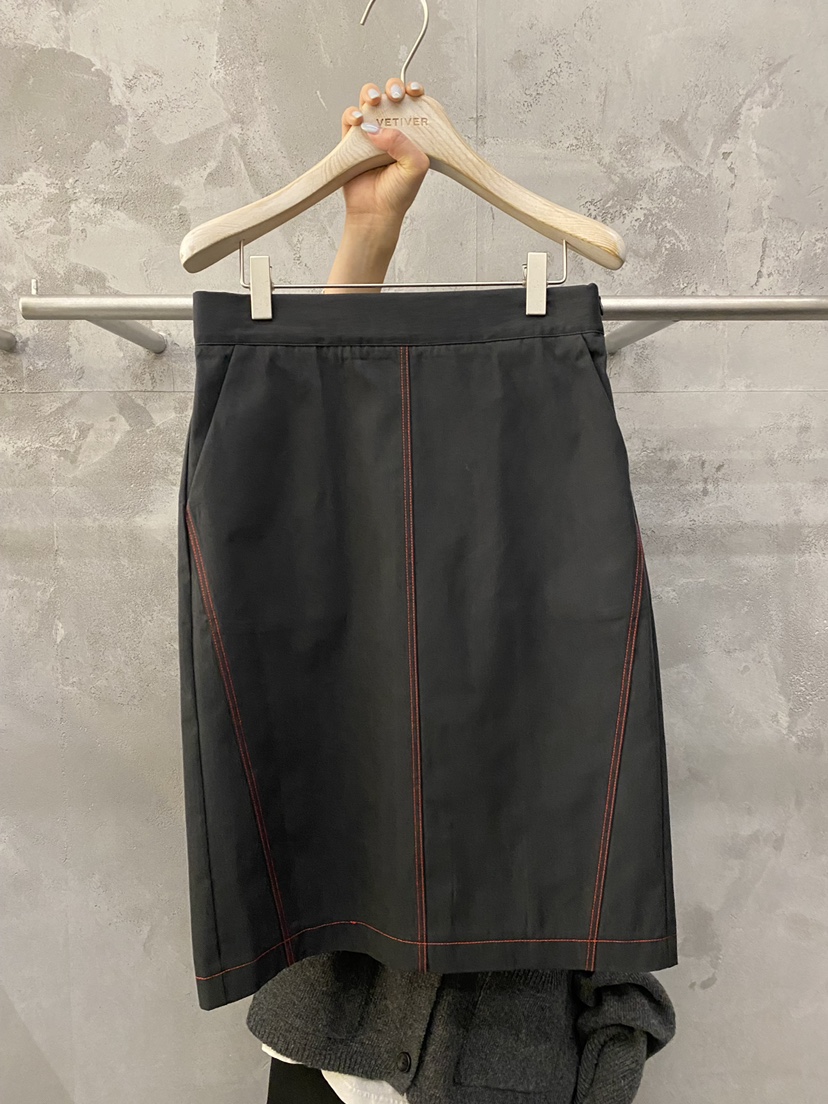 THE VETIVER-A韓國東大門代購女士新品26春夏半身裙中短裙VETIVER半身裙/中短裙圖色1