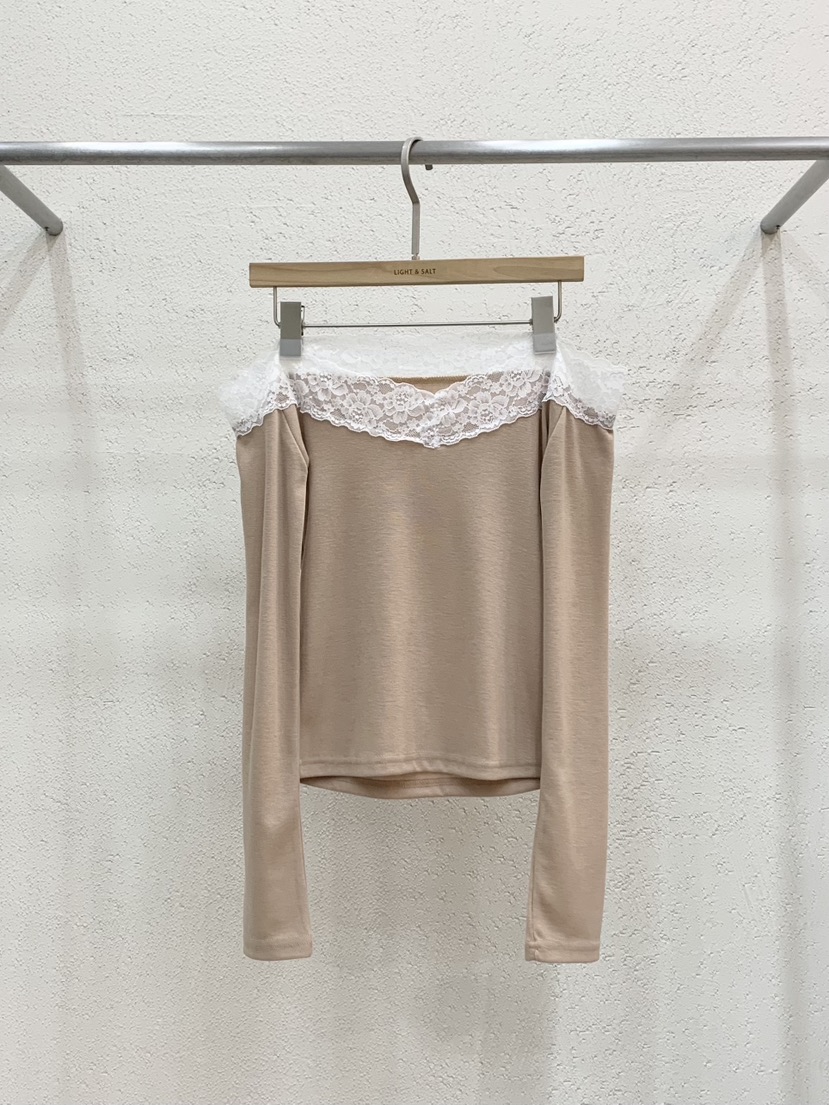 LIGHT AND SALT韓國直郵實拍女裝新品時尚休閑職業長袖T恤LIGHT AND SALT長袖T恤圖色1