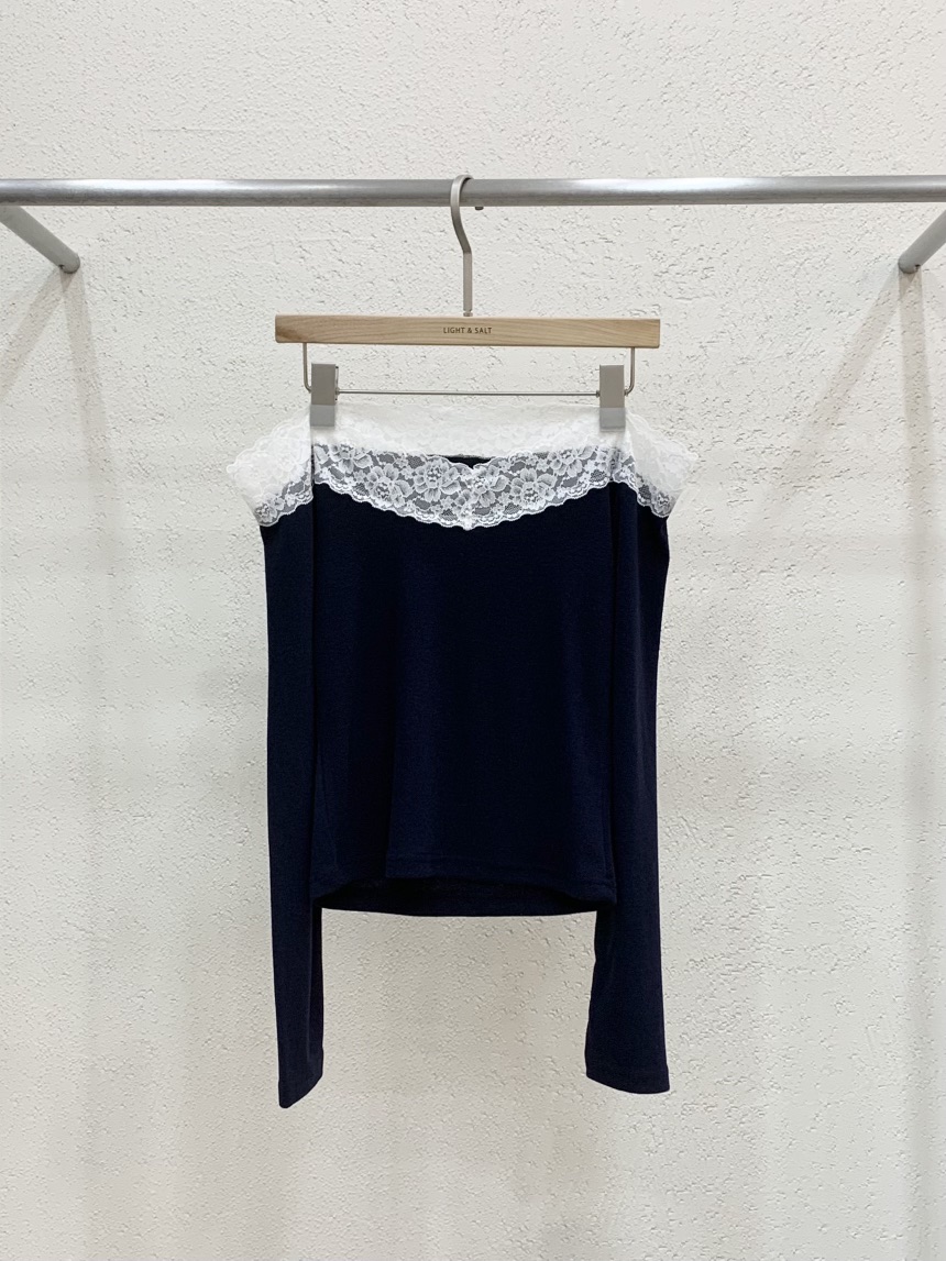 LIGHT AND SALT韓國直郵實拍女裝新品時尚休閑職業長袖T恤LIGHT AND SALT長袖T恤圖色3