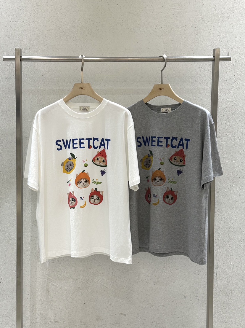 FIZZ韓國代購女裝新品熱賣推薦人氣休閑時尚職業26春夏T恤FIZZT恤