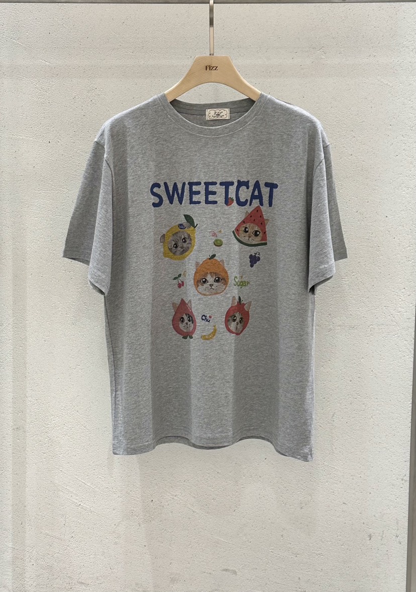 FIZZ韓國代購女裝新品熱賣推薦人氣休閑時尚職業26春夏T恤FIZZT恤圖色1