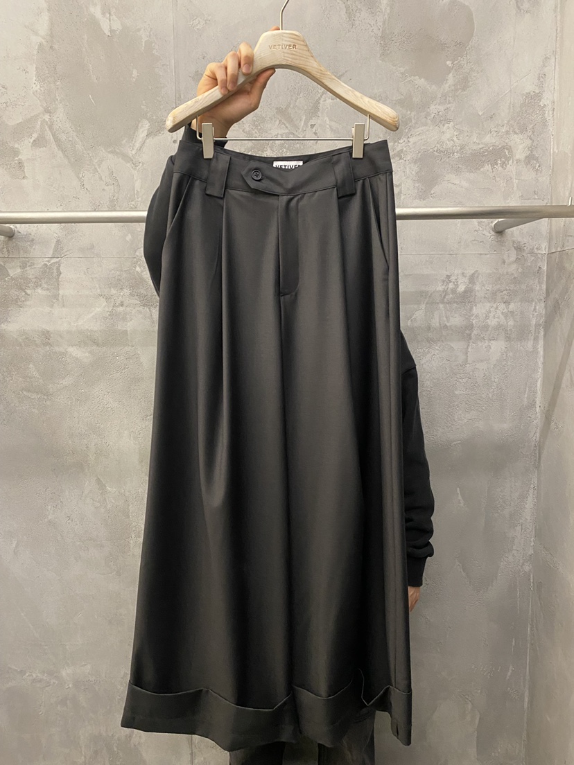 THE VETIVER-A韓國直郵實拍女士新品時尚熱賣26春夏休閑褲VETIVER休閑褲圖色1墨色