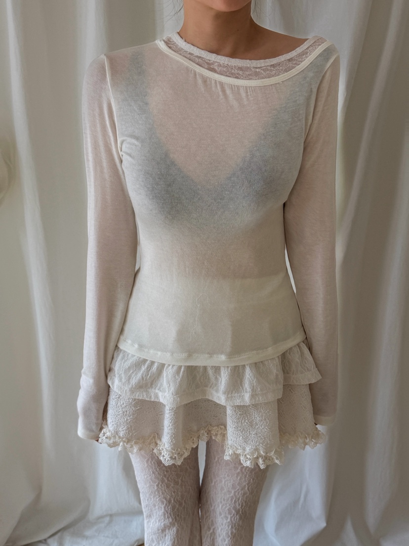 81 MARKET-L韓國直郵實拍女士新款26春夏休閑推薦長袖T恤81 MARKET-L長袖T恤