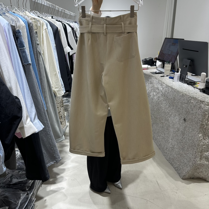 NEROLI 36韓國直郵實拍女士新品推薦人氣26春夏休閑褲含腰帶NEROLI 36休閑褲