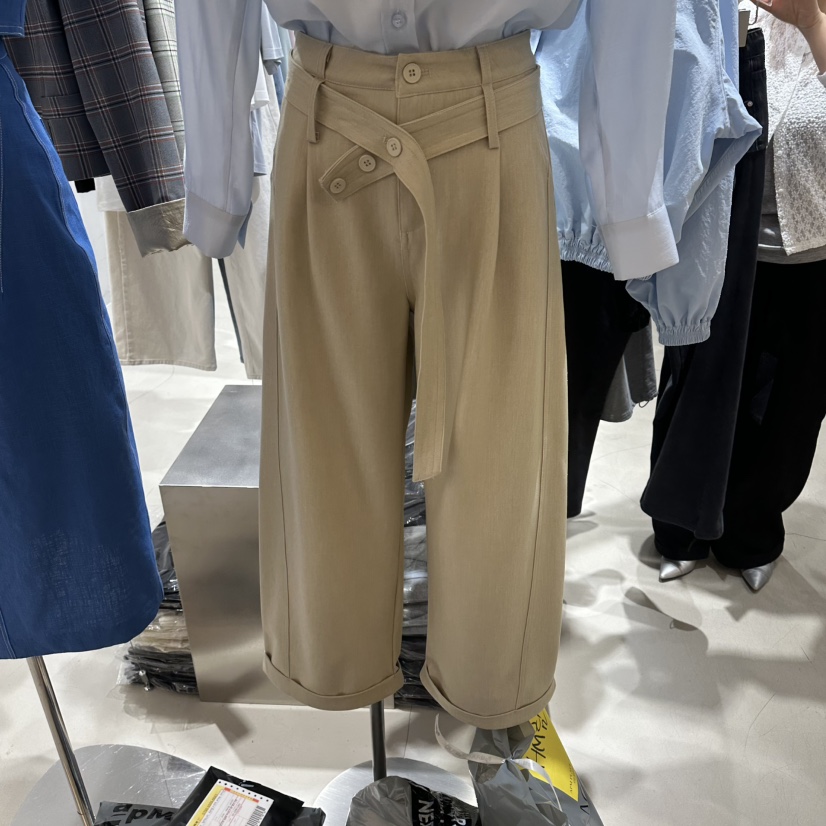 NEROLI 36韓國直郵實拍女士新品推薦人氣26春夏休閑褲含腰帶NEROLI 36休閑褲