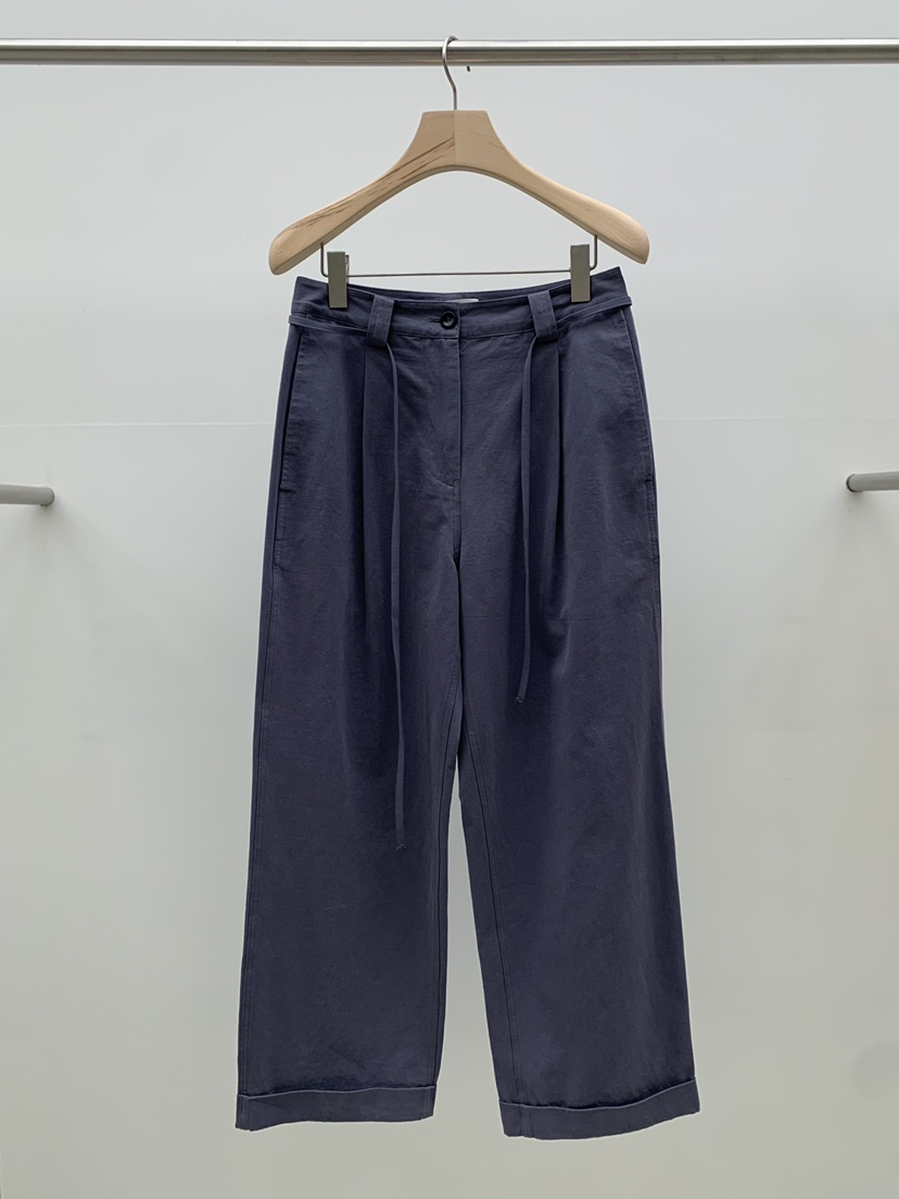 LEGACY BONE韓國直郵女裝新款熱賣26春夏人氣休閑褲含腰繩LEGACY BONE休閑褲圖色2