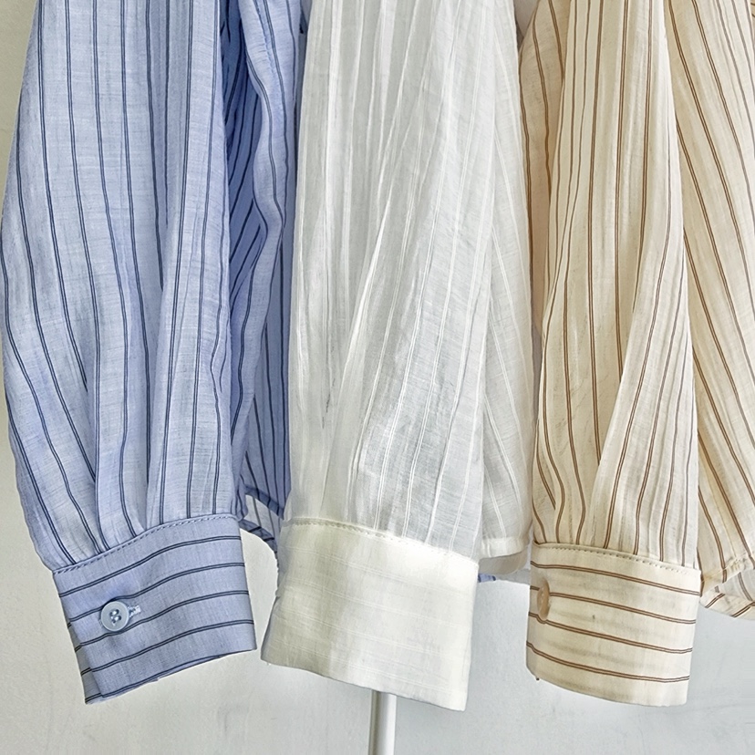 LA BLOOM韓國東大門直郵女士新款26春夏人氣襯衫蕾絲衫口袋La Bloom襯衫/蕾絲衫