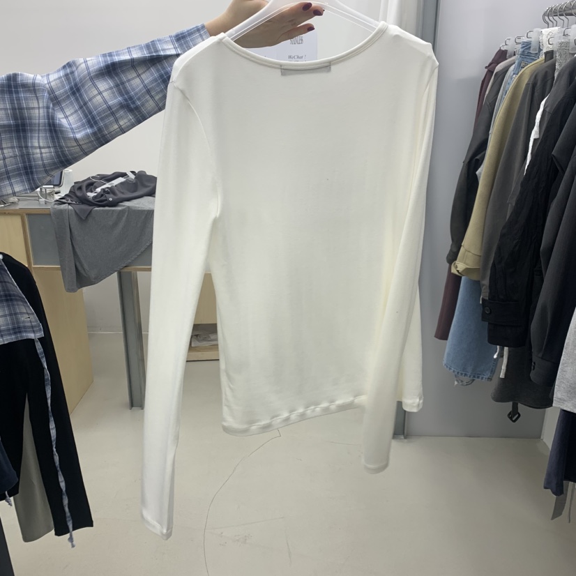 STAINLESS韓國東大門代購女士新品休閑推薦職業時尚長袖T恤STAINLESS長袖T恤