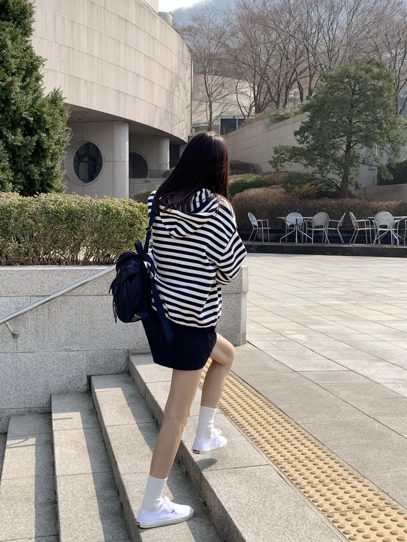 COURGETTE韓國直郵女裝新品人氣休閑推薦針織衫連帽衫拉鏈COURGETTE針織衫