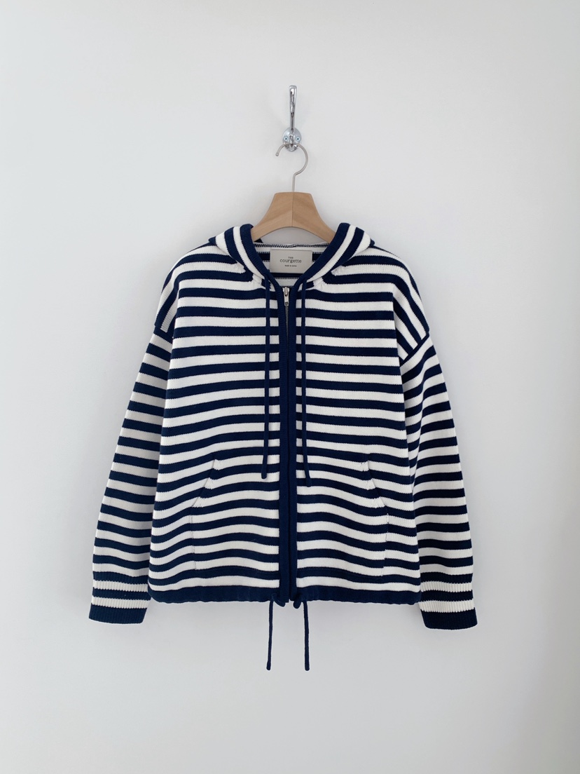 COURGETTE韓國直郵女裝新品人氣休閑推薦針織衫連帽衫拉鏈COURGETTE針織衫圖色2