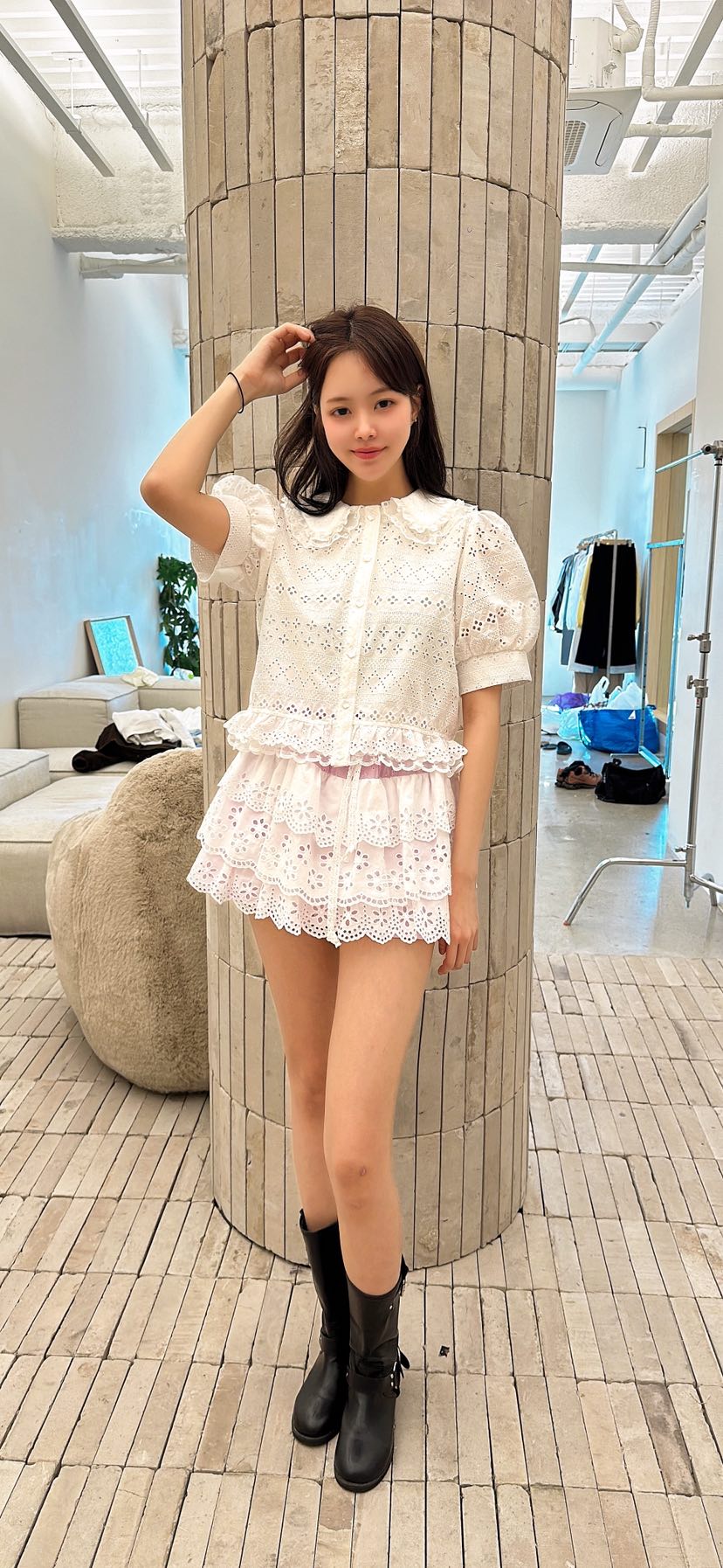 YARD韓國東大門直郵女裝新品熱賣人氣休閑26春夏職業短裙YARD短裙