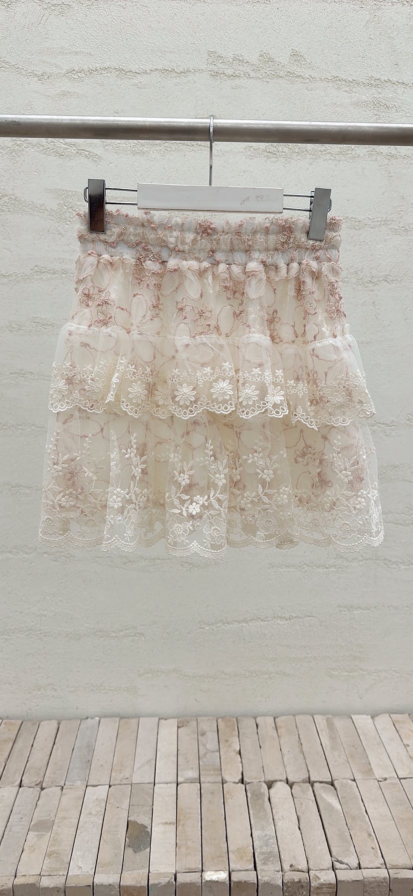 YARD韓國直郵女裝新品推薦時尚休閑人氣職業26春夏短裙刺繡YARD短裙