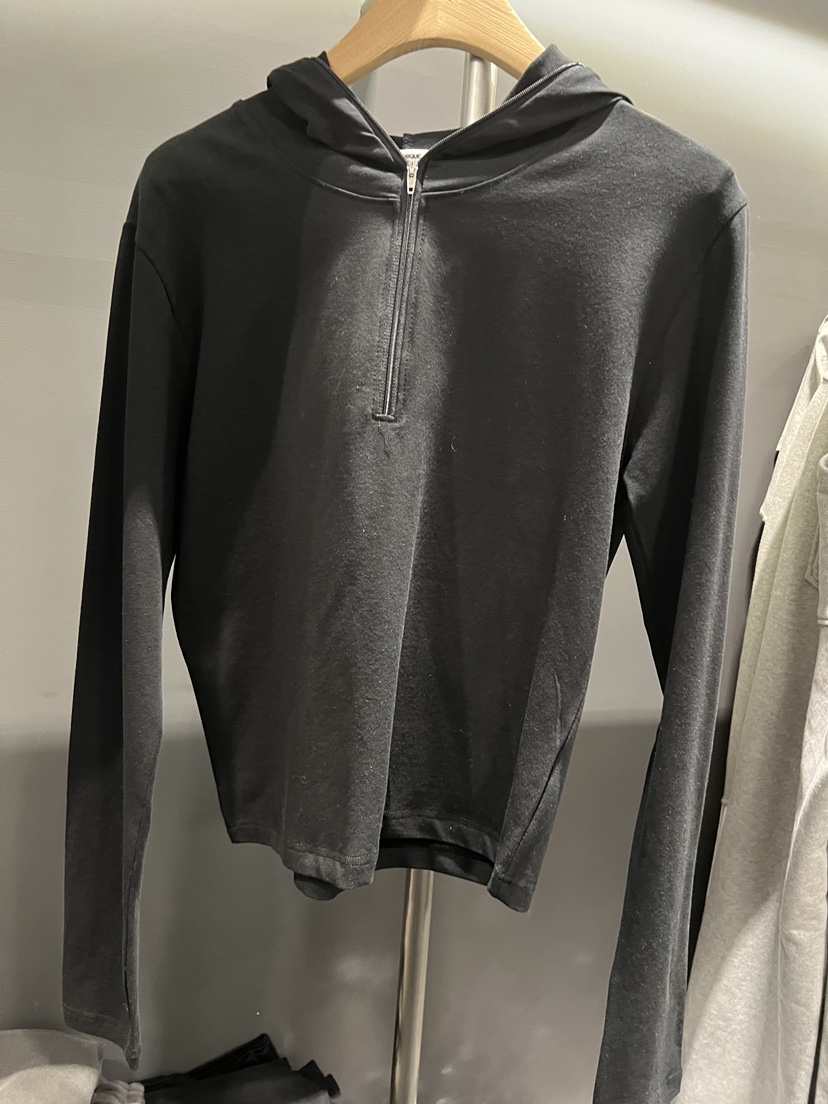 EL BOSQUE韓國東大門直郵女士新款休閑熱賣26春夏長袖T恤兜帽EL BOSQUE長袖T恤圖色1