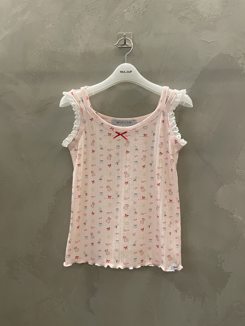 MULCUP韓國直郵實拍女裝新款職業休閑熱賣26春夏吊帶背心MULCUP吊帶/背心圖色1