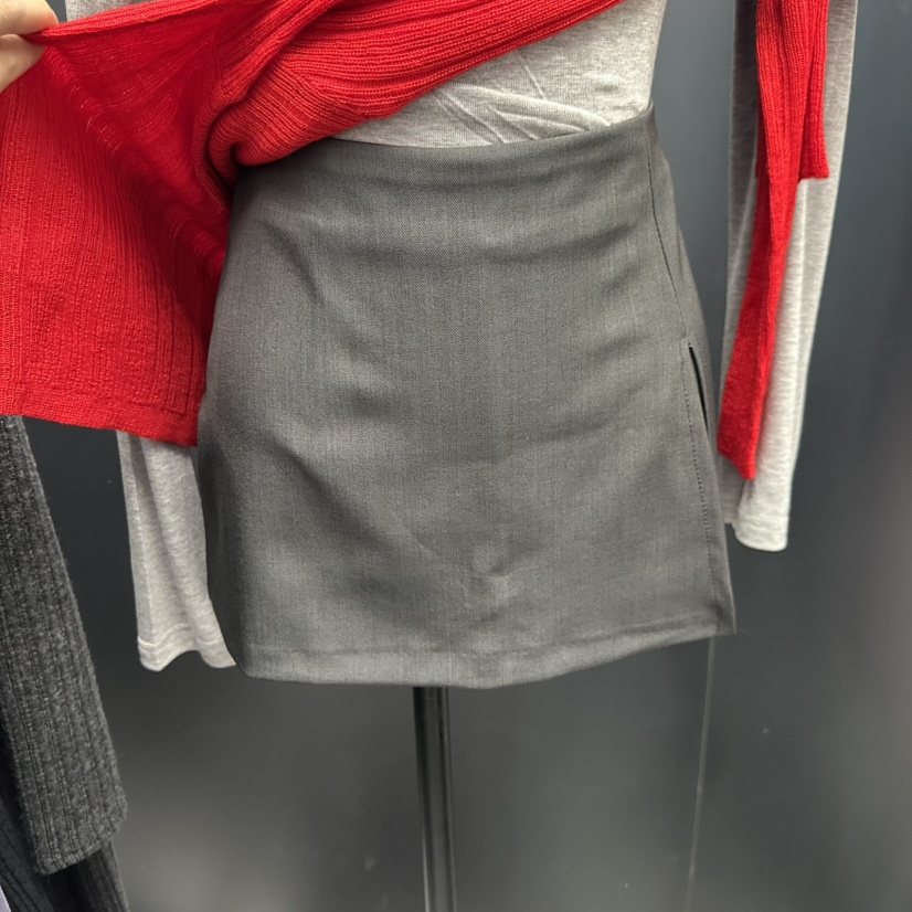 UNA/THE MAY韓國東大門代購女士新款休閑熱賣推薦26春夏裙褲THEMAY/UNA裙褲圖色2墨色