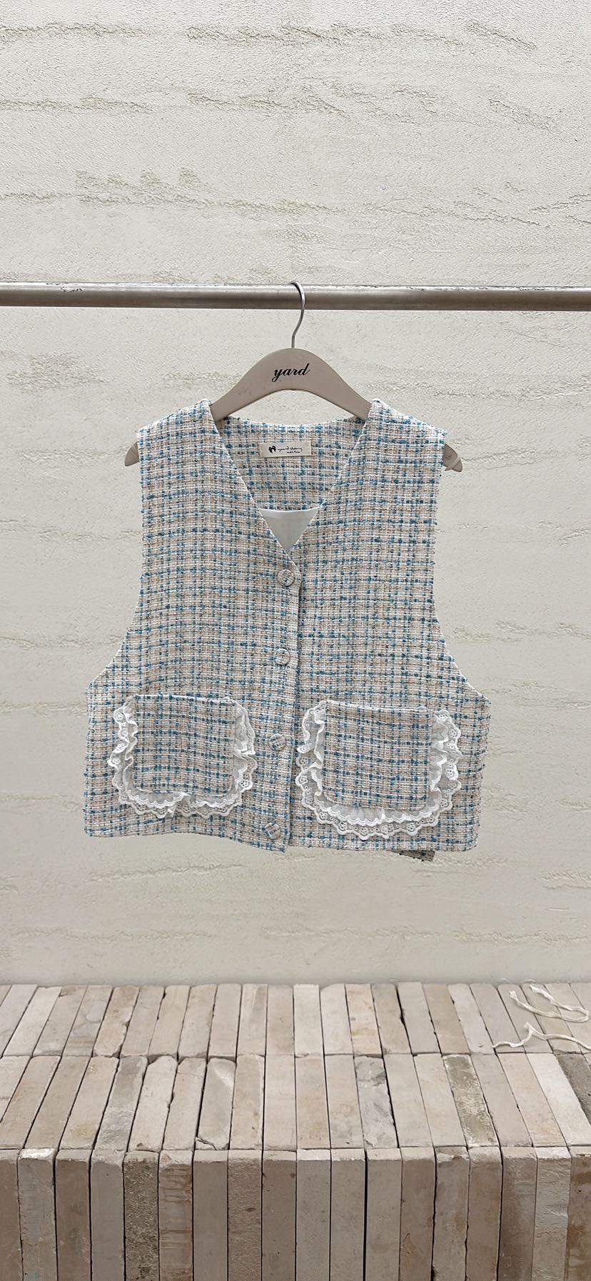 YARD韓國東大門直郵女士新品熱賣26春夏職業人氣休閑馬甲YARD馬甲圖色1