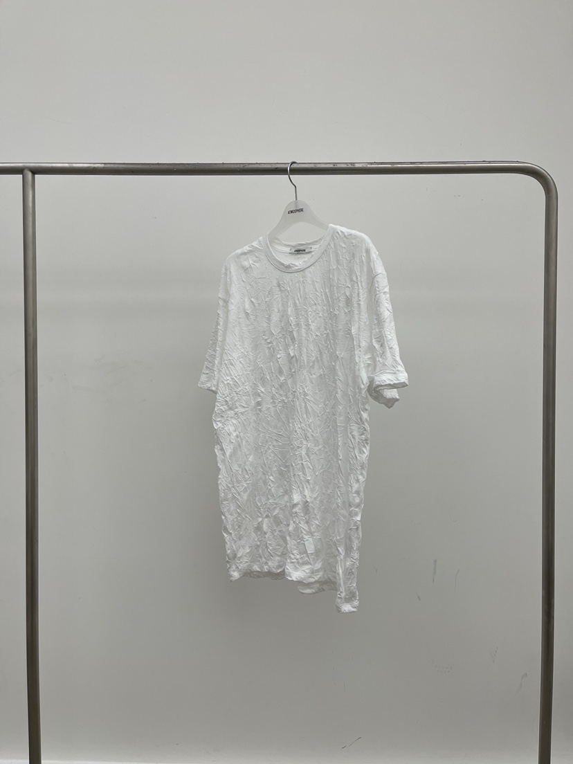 ATMOSPHERE韓國直郵實拍女裝新品26春夏熱賣職業T恤褶皺寬松ATMOSPHERE/BLINGT恤圖色1