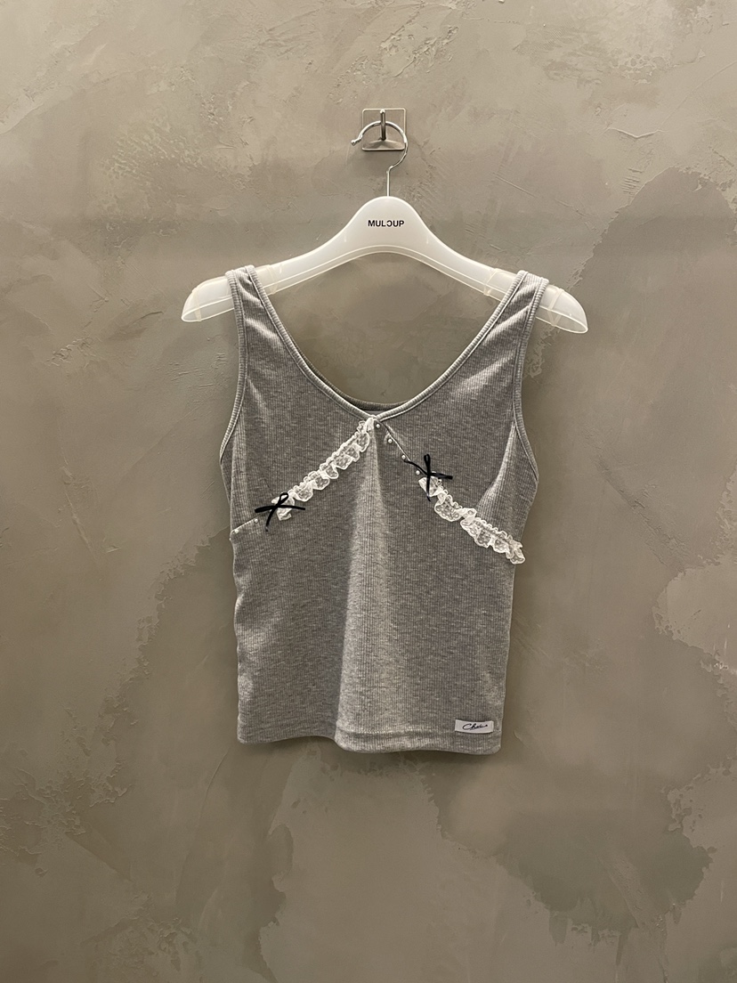 MULCUP韓國東大門直郵女士新款26春夏休閑熱賣人氣吊帶背心MULCUP吊帶/背心圖色3