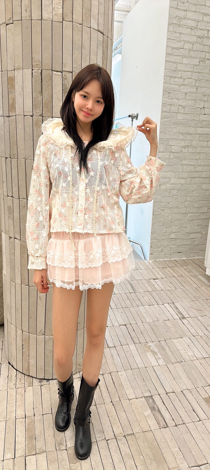 YARD韓國代購女裝新品職業26春夏推薦熱賣襯衫蕾絲衫刺繡YARD襯衫/蕾絲衫