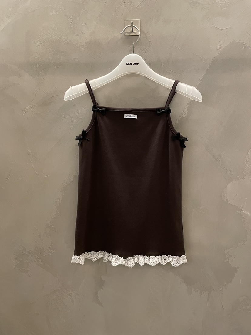 MULCUP韓國直郵女士新品推薦時尚熱賣職業26春夏吊帶背心MULCUP吊帶/背心圖色4棕色