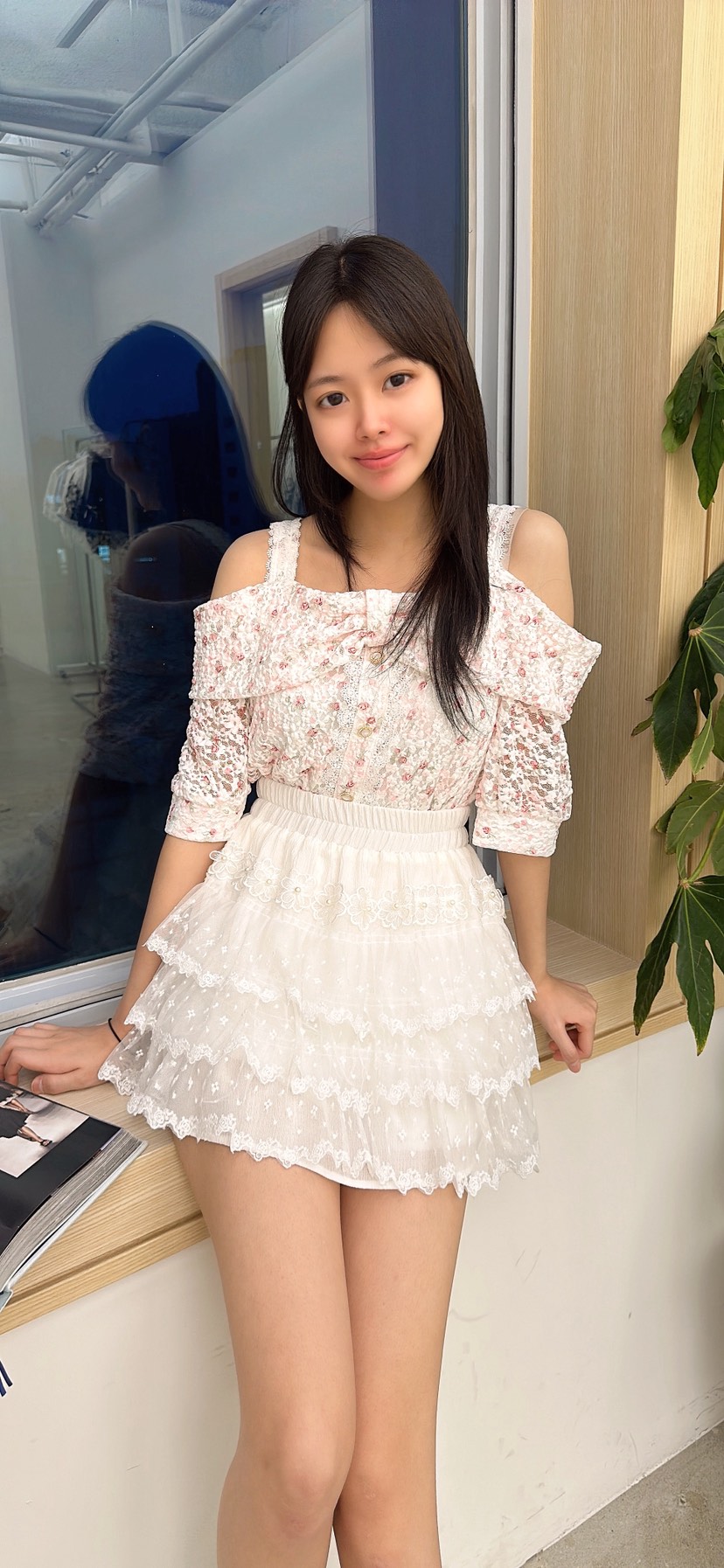 YARD韓國直郵女裝新款休閑職業熱賣時尚26春夏襯衫蕾絲衫YARD襯衫/蕾絲衫