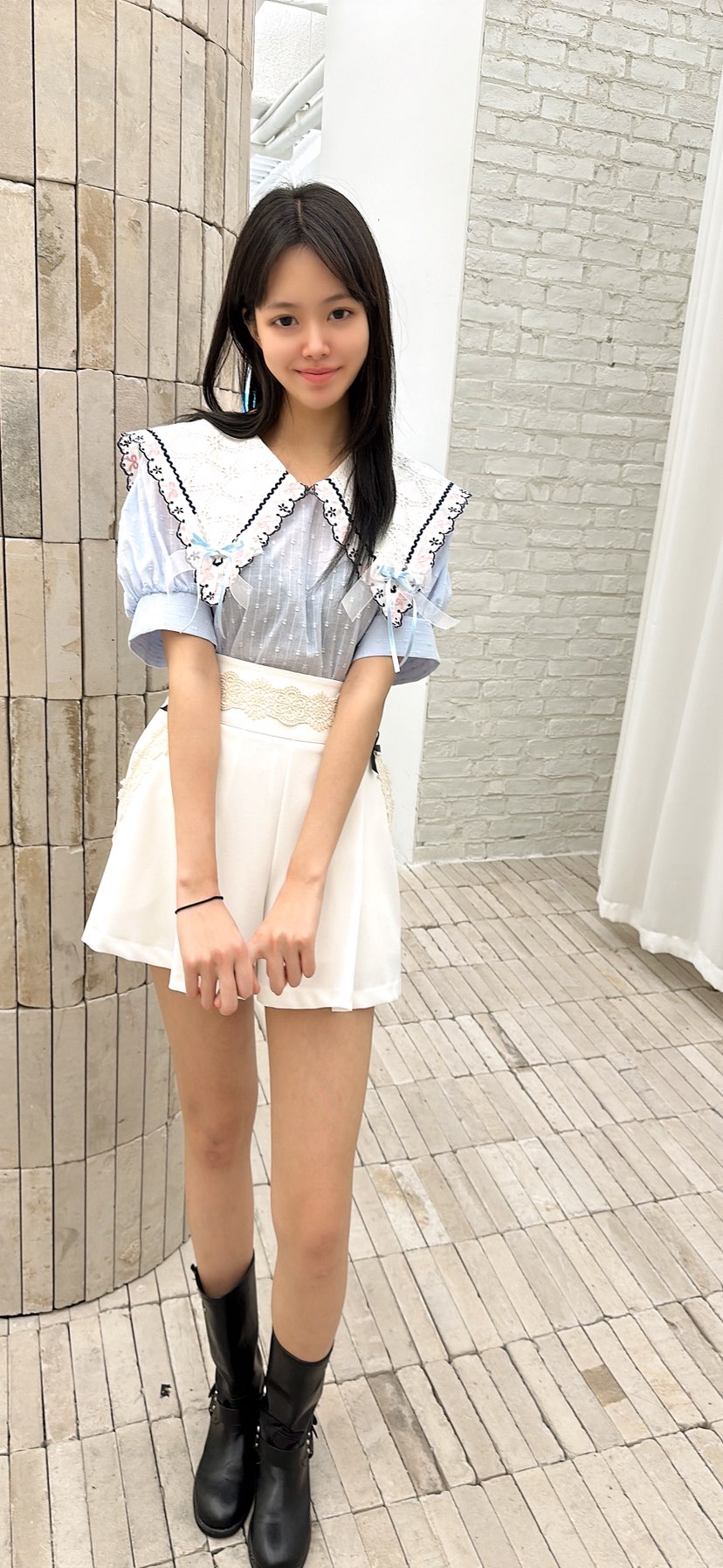 YARD韓國代購女士新款時尚休閑人氣熱賣26春夏襯衫蕾絲衫棉YARD襯衫/蕾絲衫