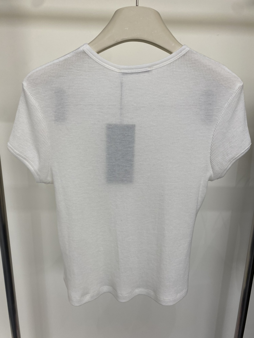 BANUL韓國東大門直郵女士新款職業休閑26春夏人氣T恤華夫格BANULT恤