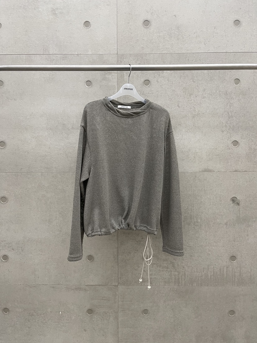 ATMOSPHERE韓國直郵實拍女裝新品26春夏人氣休閑衛衣亞麻ATMOSPHERE/BLING衛衣圖色3